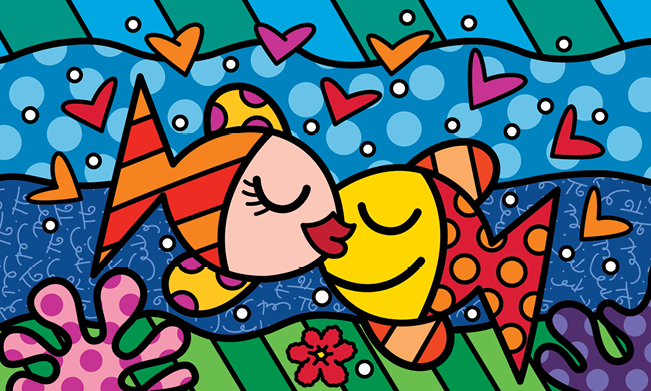 Romero Britto Deep Love