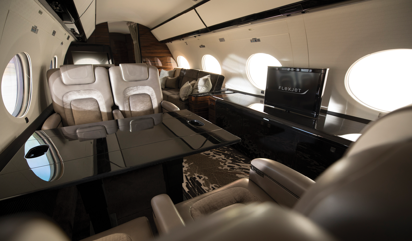 Flexjet G650 interior