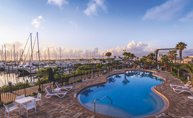 Safe Harbor Harbortown marina in Fort Pierce, Florida