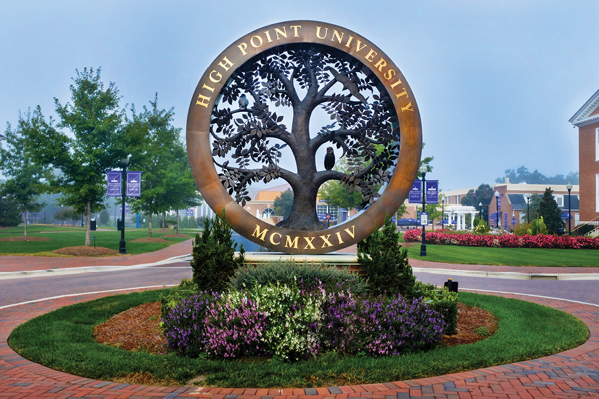 High Point University Sculptures