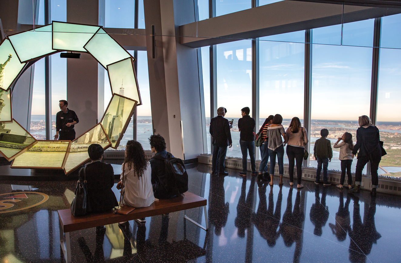 Observation deck at One World Observatory