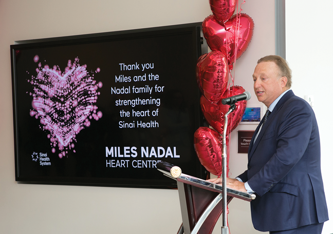 Miles Nadal Peerage Capital Heart Centre