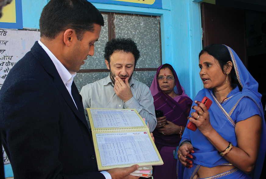 Raj Shah Rockefeller Foundation Health Workers Jaipur