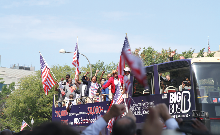 Mayor Bowser joins District veterans 