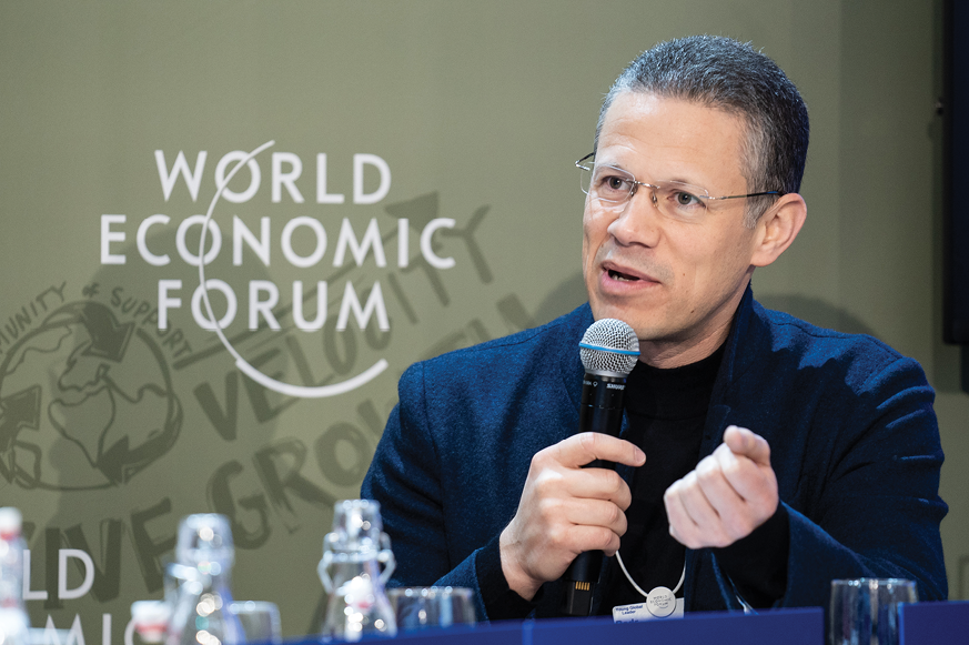 Badr Jafar at the World Economic Forum