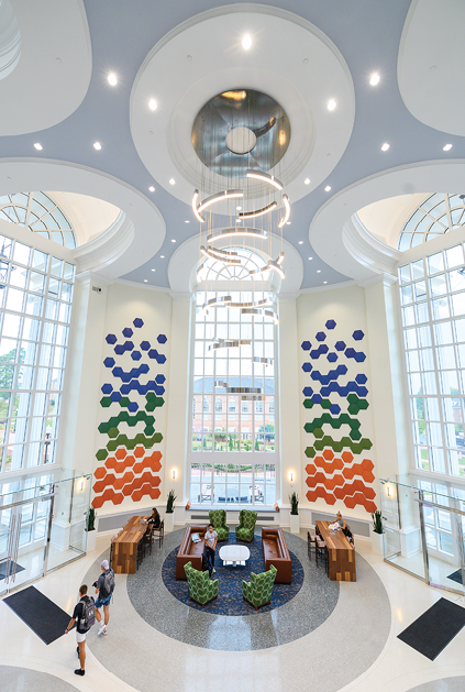 Wanek School of Natural Sciences lobby