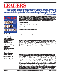 LEADERS Masthead