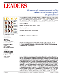 LEADERS Masthead