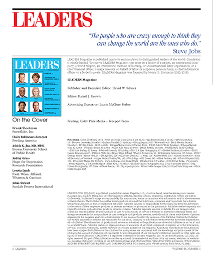 LEADERS Masthead