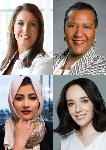 Adriana Duenas, Lilian Vanvieldt, Aaisha Hamid, Aileen Morris, Alliant Insurance Services