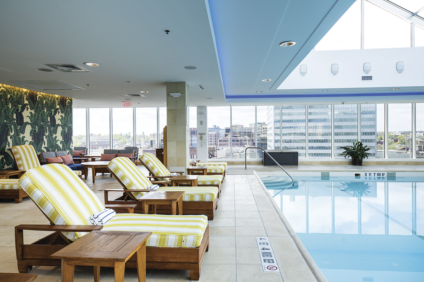 The Opus, Westchester Rooftop pool