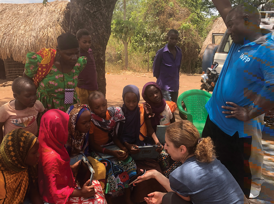 Anousheh Ansari in Tanzania