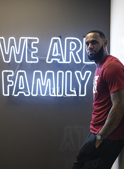 Who is Michele Campbell executive director of LeBron James Family