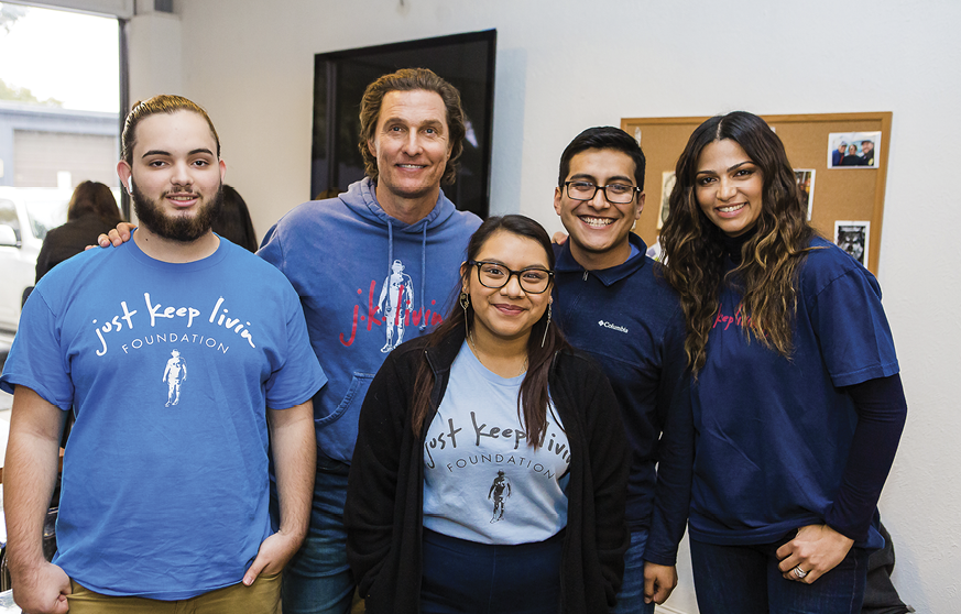 Matthew and Camila McConaughey, just keep livin