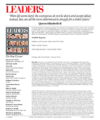 LEADERS Masthead