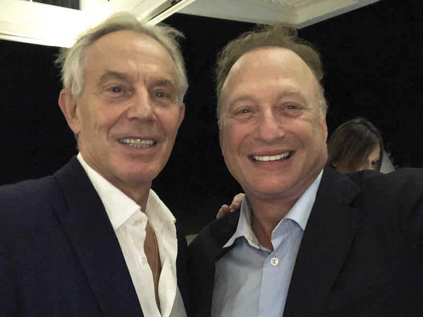 Miles Nadal and Tony Blair