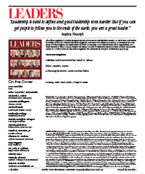 LEADERS Masthead