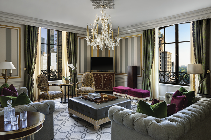 St. Regis New York Royal Suite living room