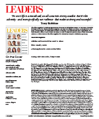 LEADERS Masthead