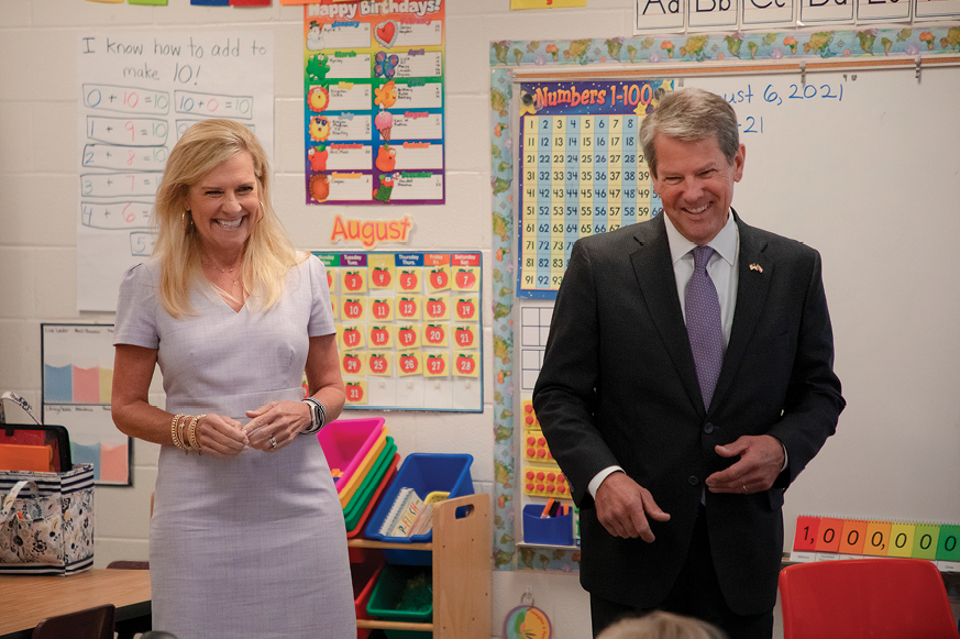 Georgia Governor Brian P. Kemp and First Lady Marty Kemp