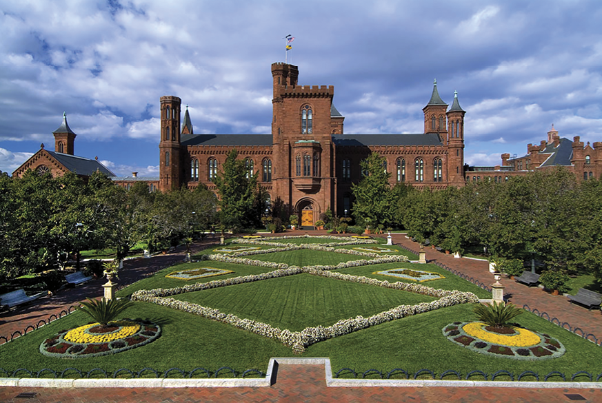The Enid A. Haupt Garden and Smithsonian Castle
