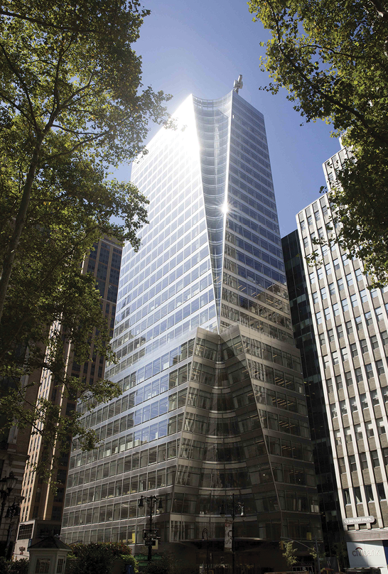 headquarters building for Bank of China U.S.A.