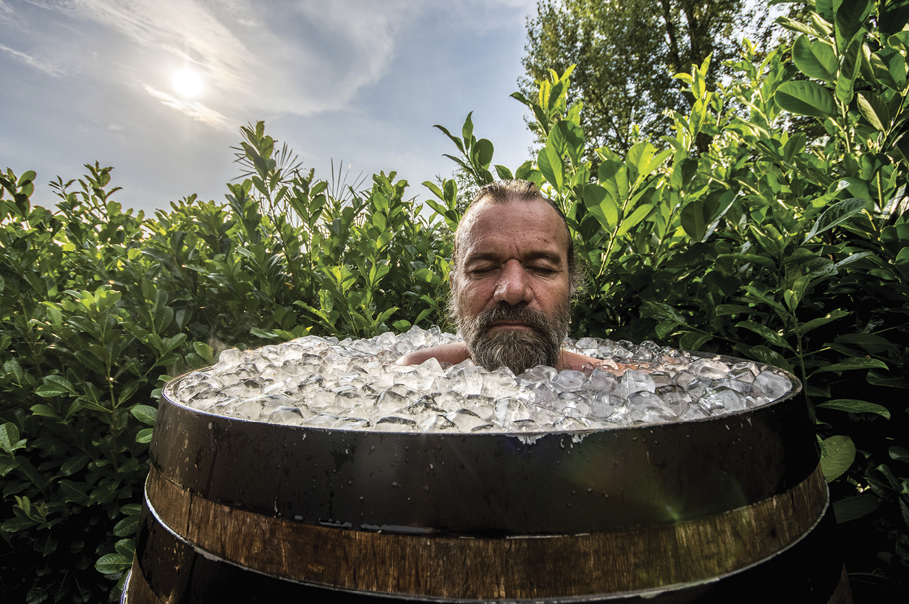 Natural swimming with Wim Hof the iceman. Clear water revival