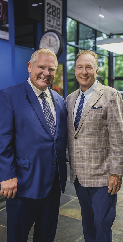 Miles Nadal, Ontario Premier Doug Ford