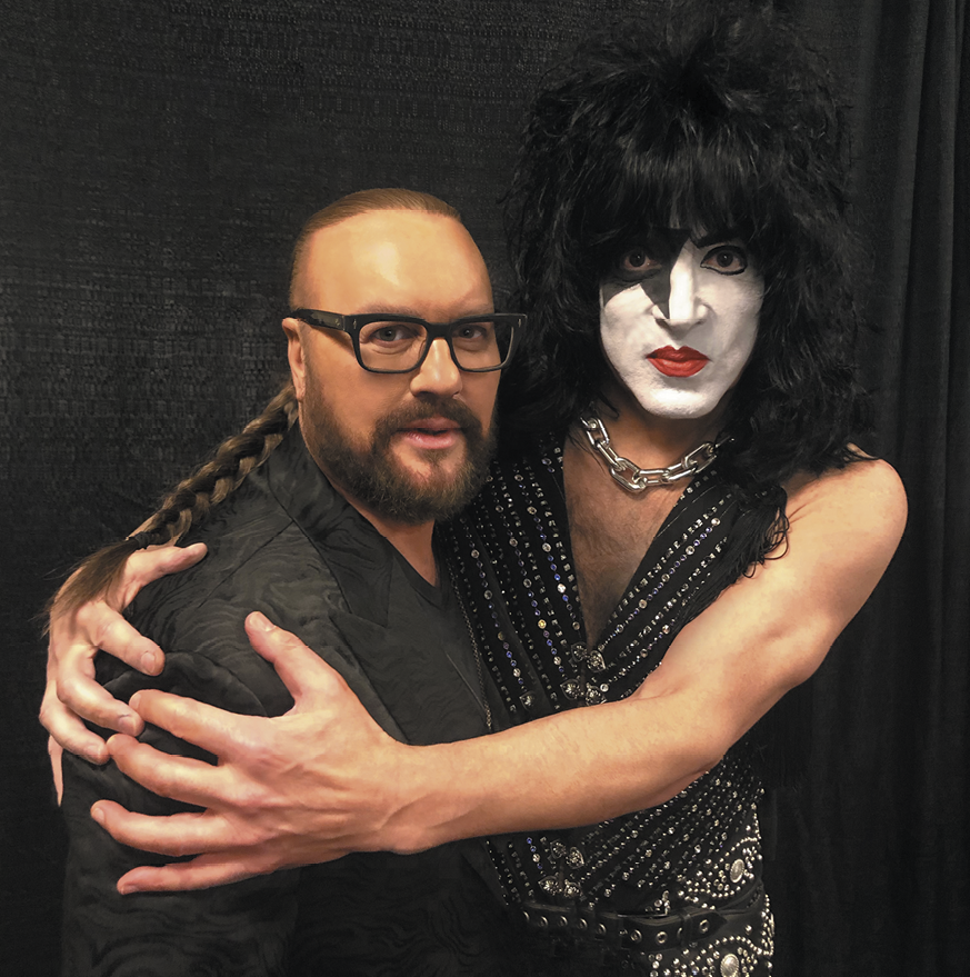 Desmond Child with Paul Stanley of KISS