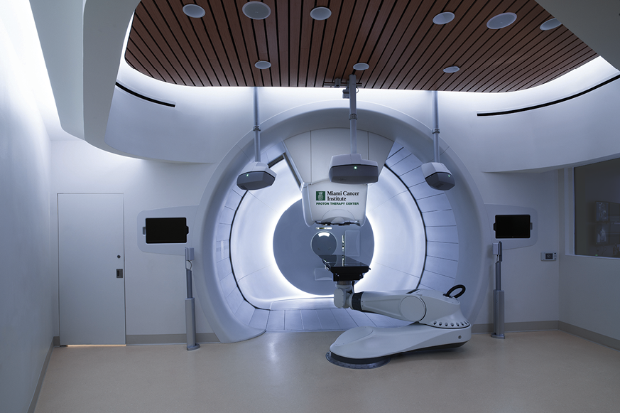 Baptist Health Miami Cancer Institute’s proton room