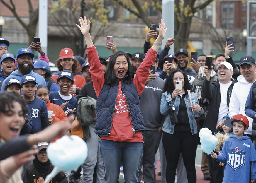 Boston Mayor Wu Little League