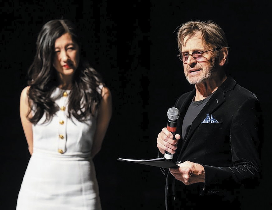 Sonja Kostich and Mikhail Baryshnikov