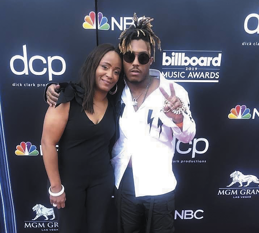 Carmela Wallace and her son, Jarad “Juice WRLD” Higgins