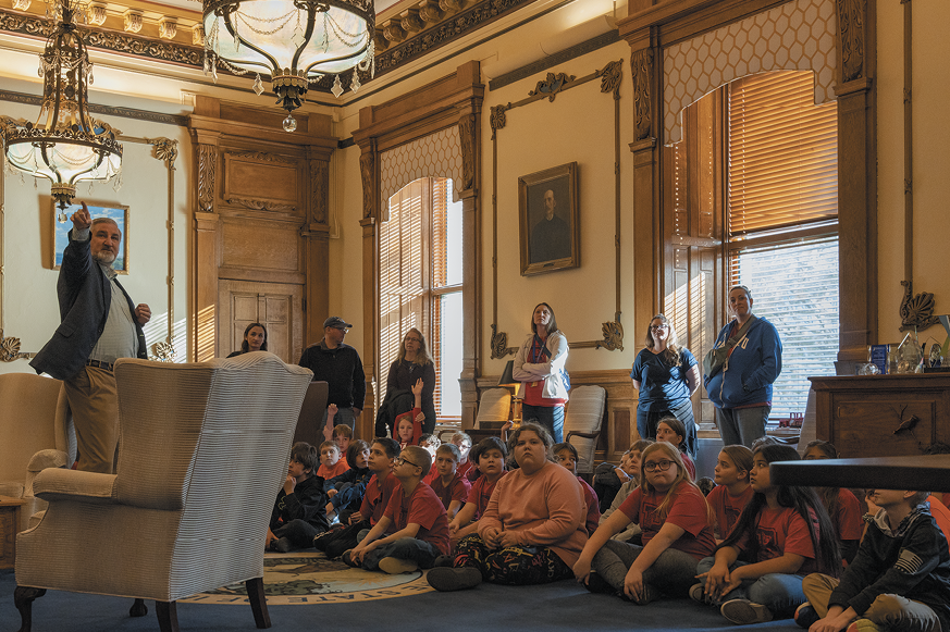 Indiana Governor Eric Holcomb Loper Elementary