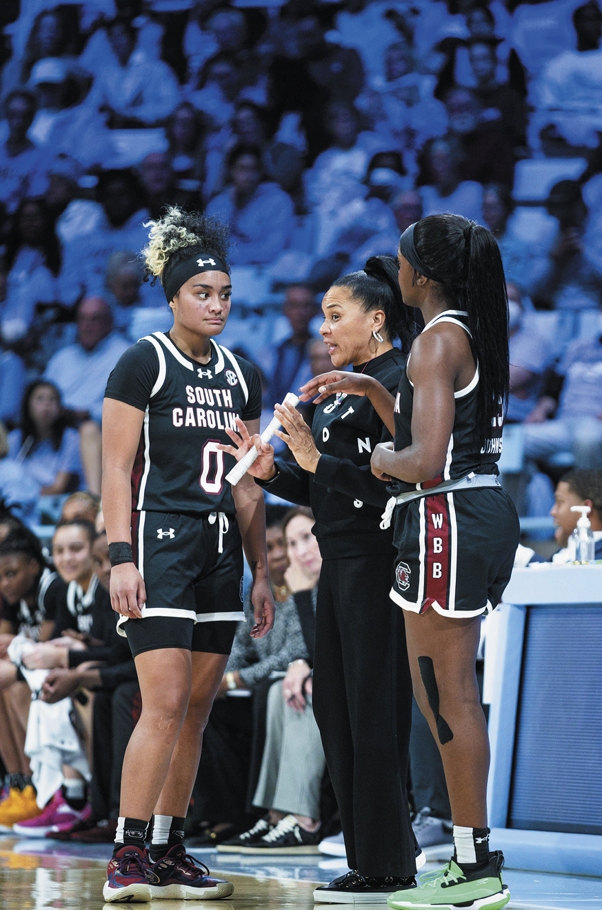 Dawn Staley, Te-Hina Paopao, Raven Johnson