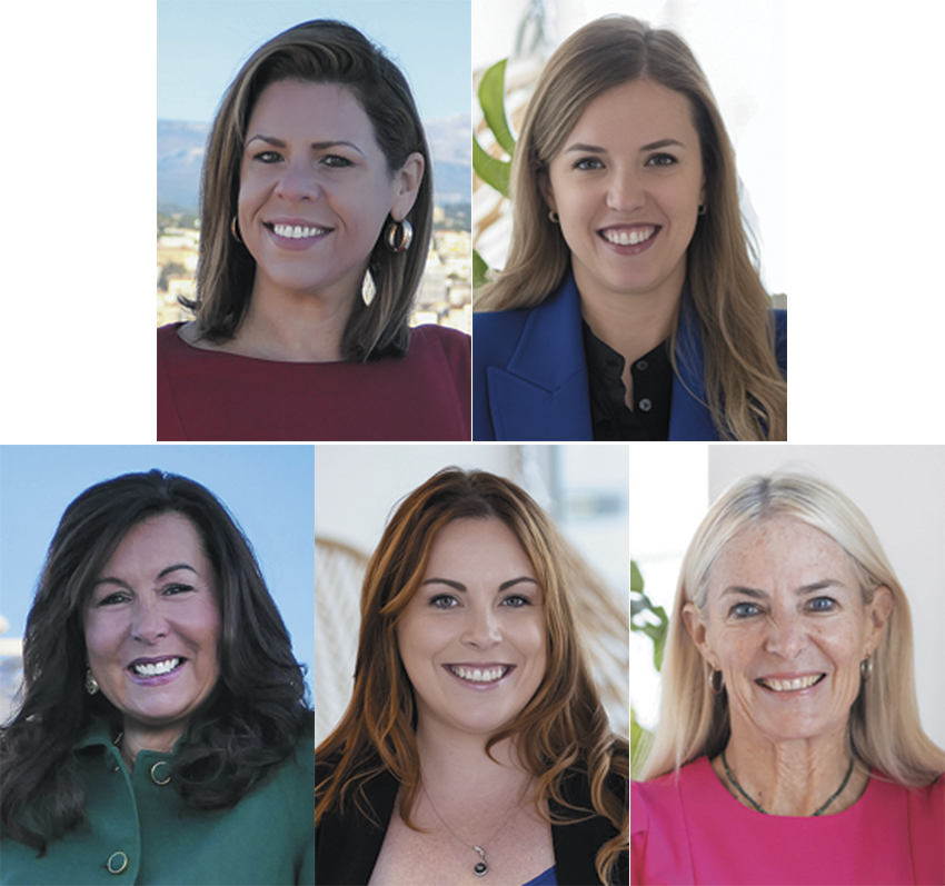 Janet Bava, Patricia Gonzalez, Dianna Rom, Jaymi Fiveash, Cris De Souza, Windstar Cruises