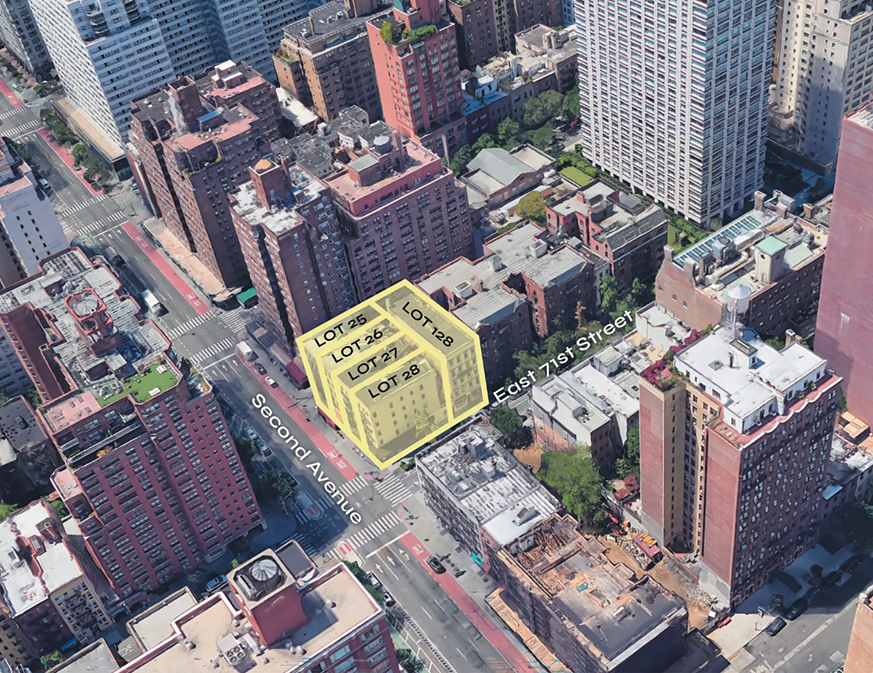 71st Street and Second Avenue in Manhattan, a BKREA project