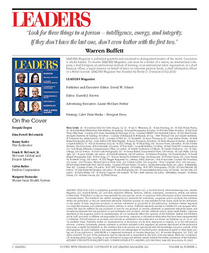 LEADERS Masthead