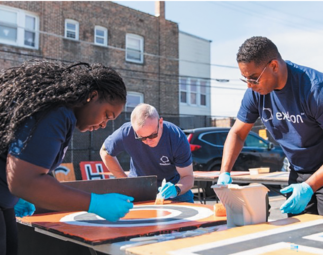 Calvin Butler, Exelon volunteering