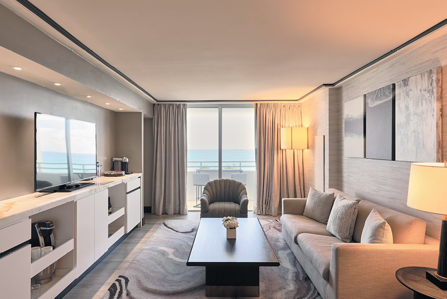 Loews Miami Beach Hotel Vice Presidential Ocean Front Suite