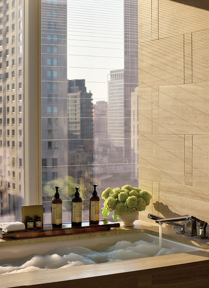 Park Hyatt NY Carnegie Suite tub