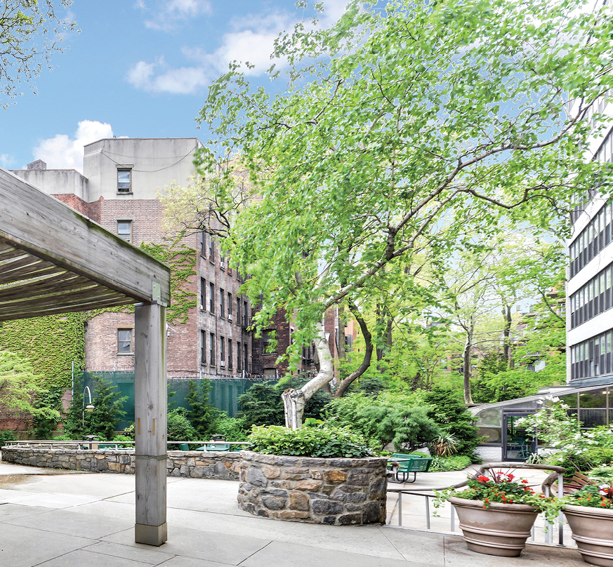 The New Jewish Home garden