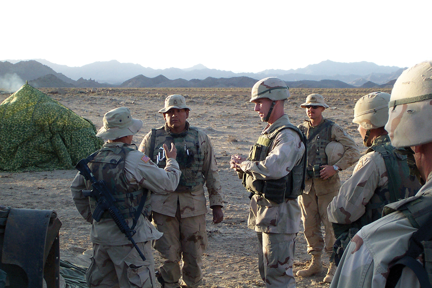 General Stanley McChrystal visiting FLS Carlson