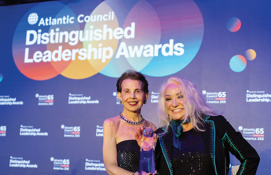 Adrienne Arsht with Tanya Tucker