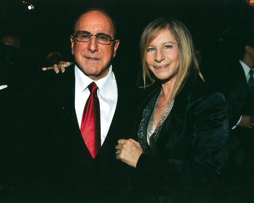 Clive Davis with Barbra Streisand