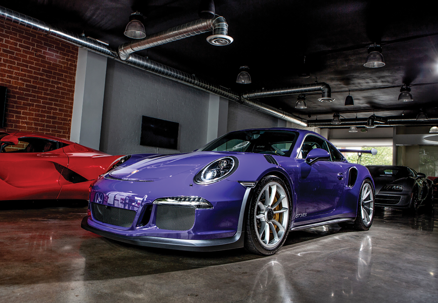 Putnam Leasing Ultraviolet Porsche 911 GT3 RS
