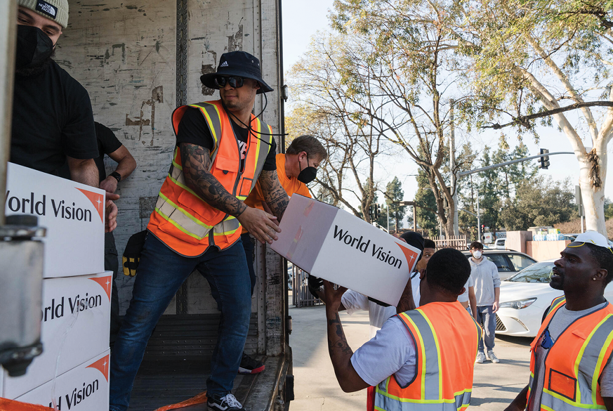 Sandoval, World Vision California Wild Fires