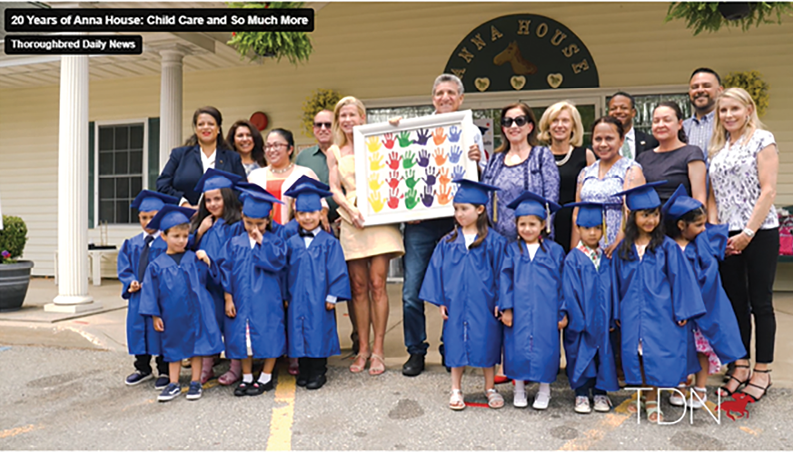 Michael Dubb and board members of the Belmont Child Care Association