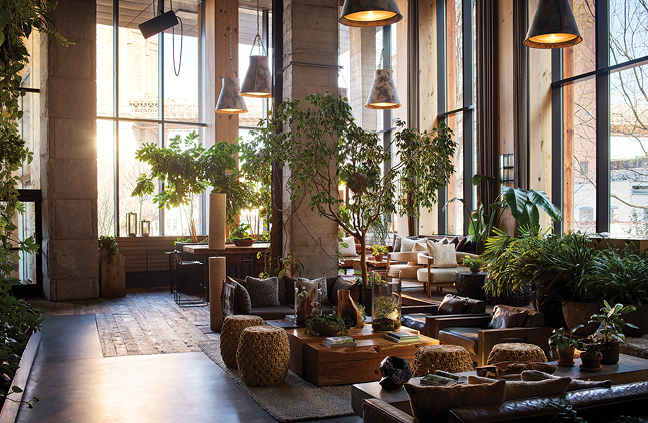 1 Hotel Brooklyn Bridge lobby