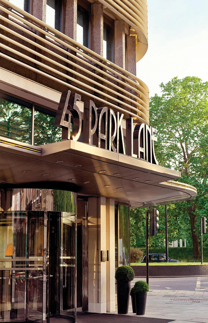 45 Park Lane entrance
